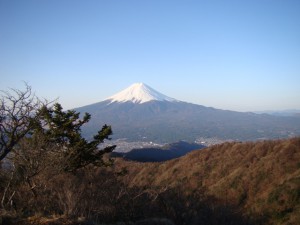 三ツ峠山頂からの富士山