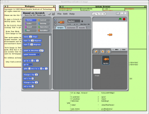ScratchSourceCode1.4の起動画面