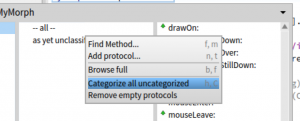 categorize methods
